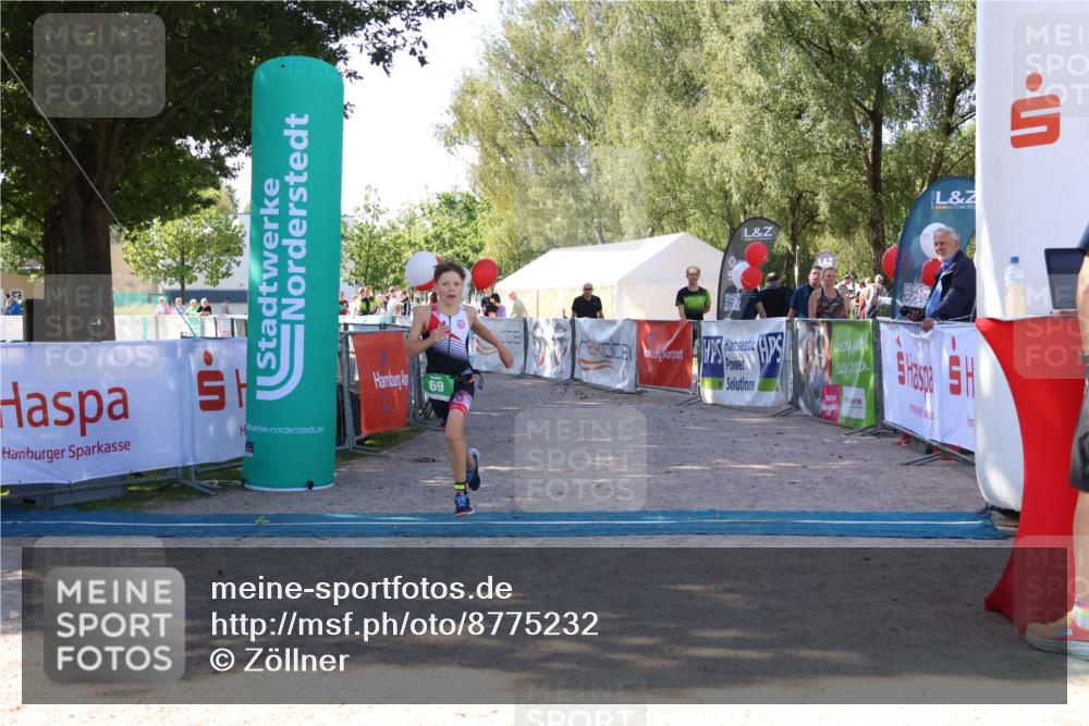 07.09.2025 - 19. Norderstedt Triathlon Zöllner http://msf.ph/oto/8775232 07.09.2025 11:14:29 Ziel 69 meine-sportfotos.de