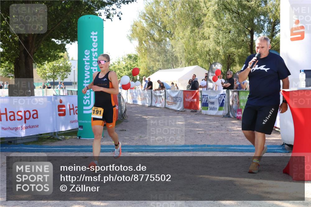 07.09.2025 - 19. Norderstedt Triathlon Zöllner http://msf.ph/oto/8775502 07.09.2025 11:47:22 Ziel 1191 meine-sportfotos.de