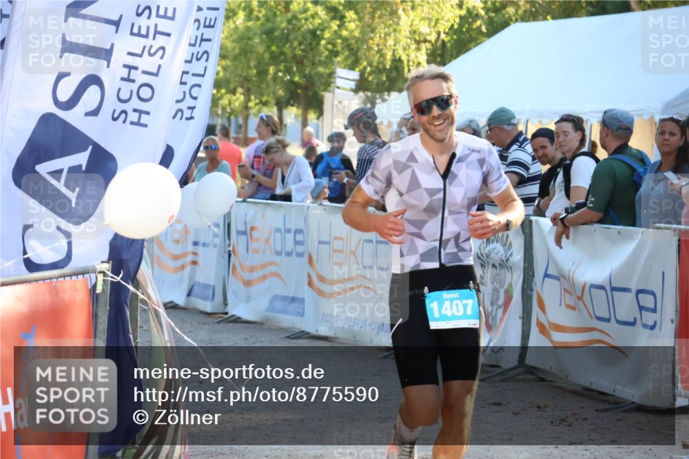 07.09.2025 - 19. Norderstedt Triathlon Zöllner http://msf.ph/oto/8775590 07.09.2025 17:01:47 Ziel 1407 meine-sportfotos.de