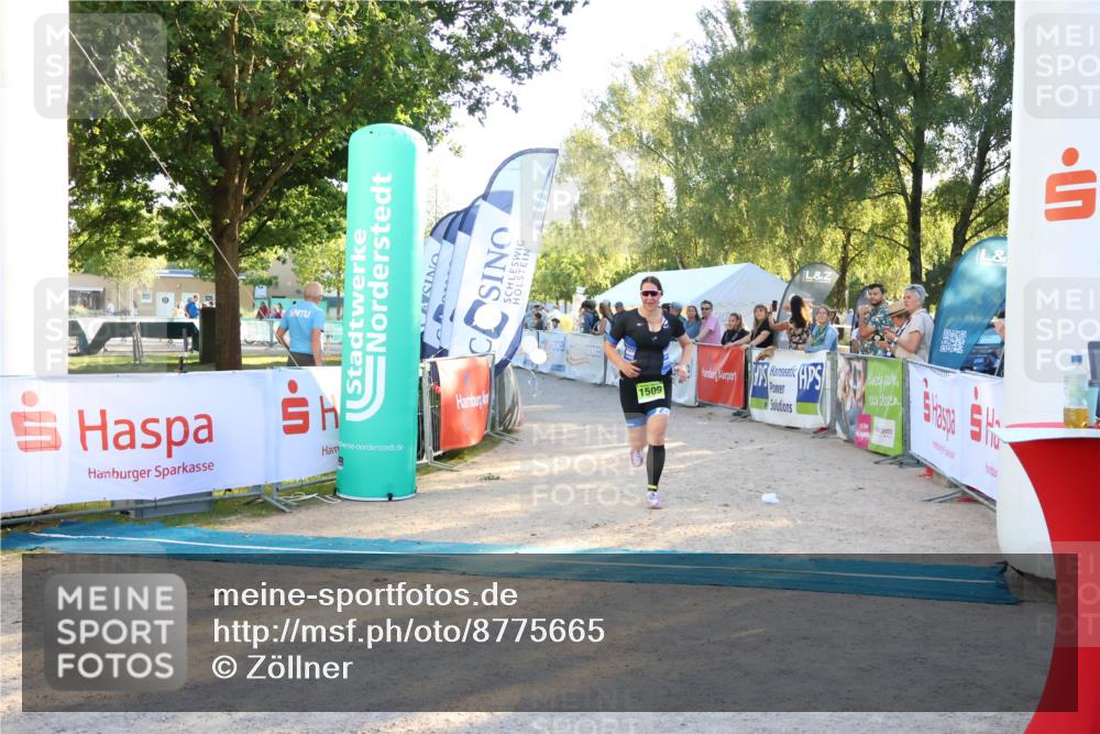 07.09.2025 - 19. Norderstedt Triathlon Zöllner http://msf.ph/oto/8775665 07.09.2025 17:02:37 Ziel 1509 meine-sportfotos.de