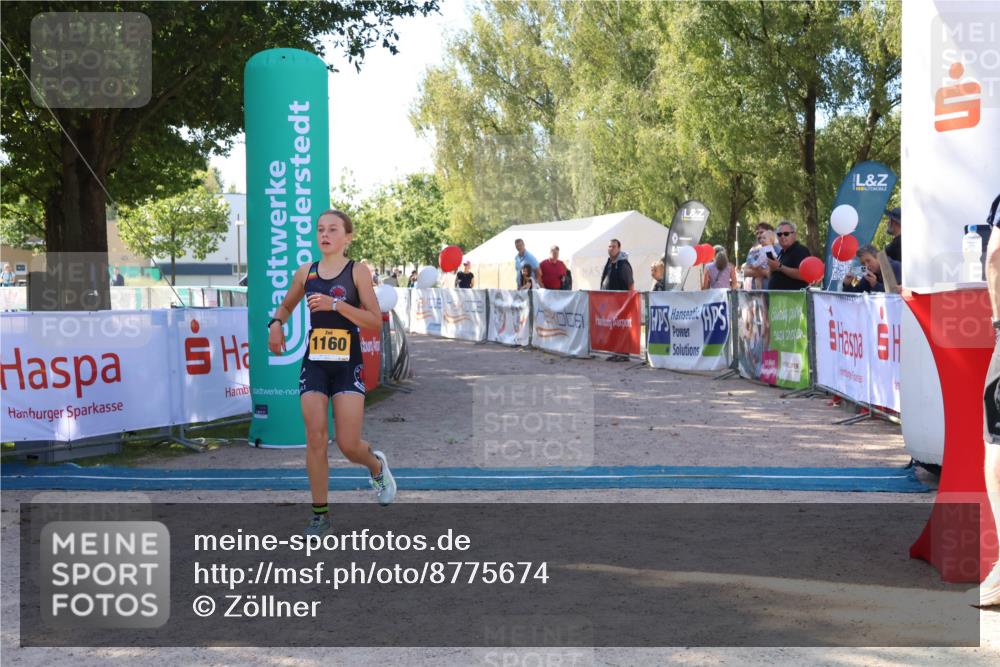 07.09.2025 - 19. Norderstedt Triathlon Zöllner http://msf.ph/oto/8775674 07.09.2025 11:50:14 Ziel 1160 meine-sportfotos.de