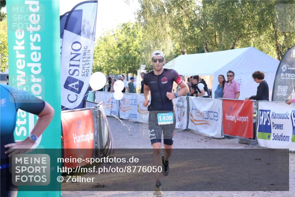 07.09.2025 - 19. Norderstedt Triathlon Zöllner http://msf.ph/oto/8776050 07.09.2025 17:06:04 Ziel 1108, 1409 meine-sportfotos.de