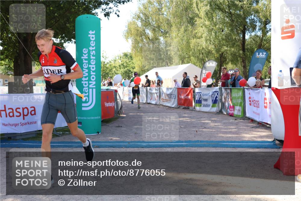 07.09.2025 - 19. Norderstedt Triathlon Zöllner http://msf.ph/oto/8776055 07.09.2025 11:55:48 Ziel 1173, 1202 meine-sportfotos.de