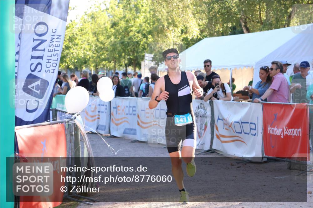 07.09.2025 - 19. Norderstedt Triathlon Zöllner http://msf.ph/oto/8776060 07.09.2025 17:06:29 Ziel 1411 meine-sportfotos.de