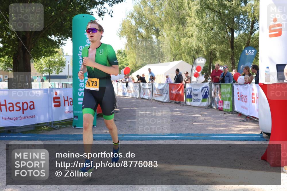 07.09.2025 - 19. Norderstedt Triathlon Zöllner http://msf.ph/oto/8776083 07.09.2025 11:55:52 Ziel 1173, 1202 meine-sportfotos.de