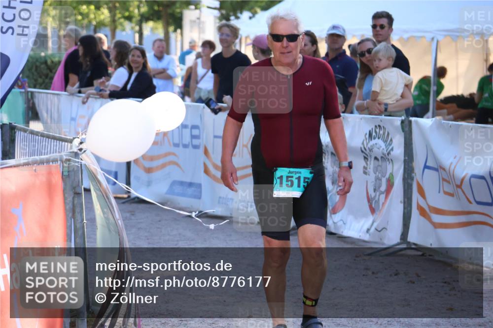 07.09.2025 - 19. Norderstedt Triathlon Zöllner http://msf.ph/oto/8776177 07.09.2025 17:07:20 Ziel  meine-sportfotos.de