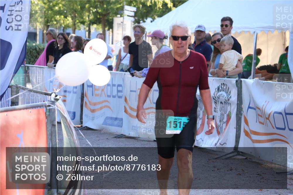 07.09.2025 - 19. Norderstedt Triathlon Zöllner http://msf.ph/oto/8776183 07.09.2025 17:07:20 Ziel  meine-sportfotos.de