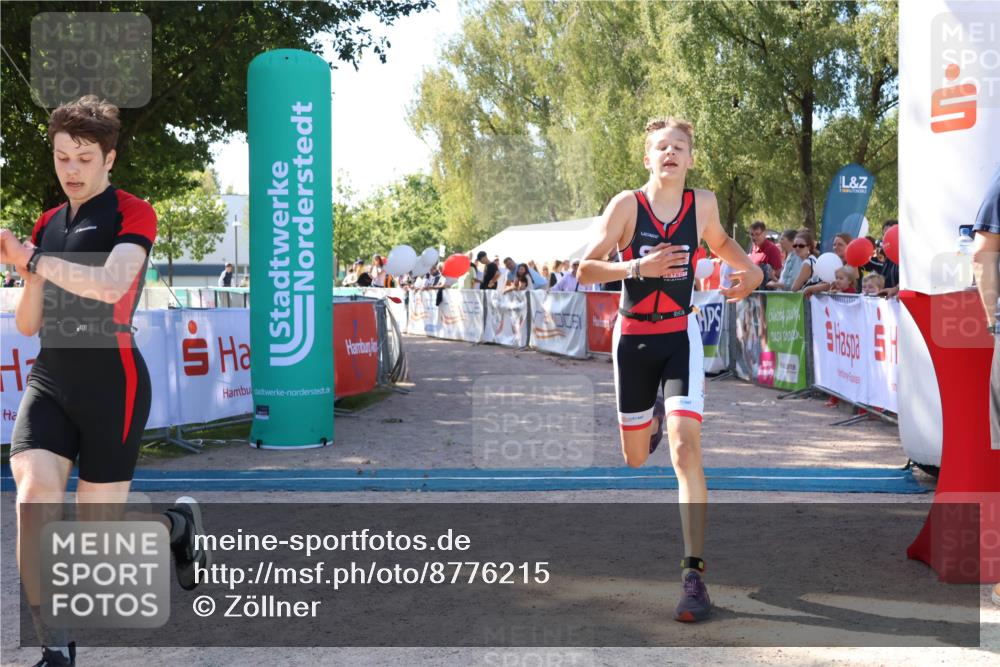 07.09.2025 - 19. Norderstedt Triathlon Zöllner http://msf.ph/oto/8776215 07.09.2025 11:57:41 Ziel 1162, 1199 meine-sportfotos.de