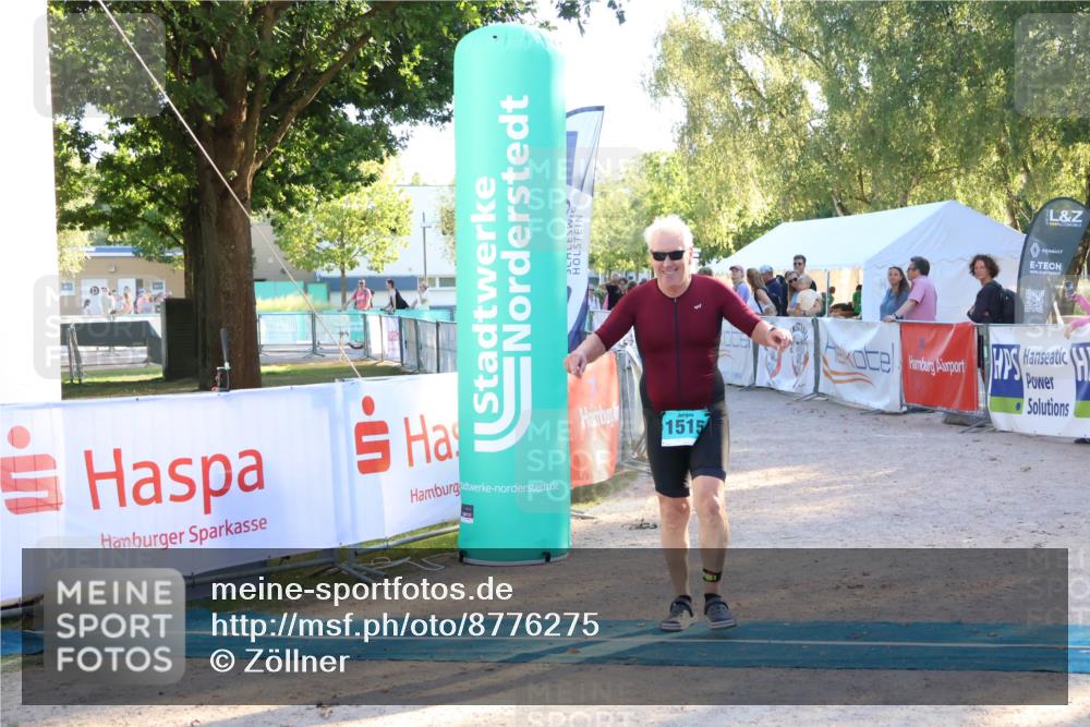 07.09.2025 - 19. Norderstedt Triathlon Zöllner http://msf.ph/oto/8776275 07.09.2025 17:07:26 Ziel 1515 meine-sportfotos.de