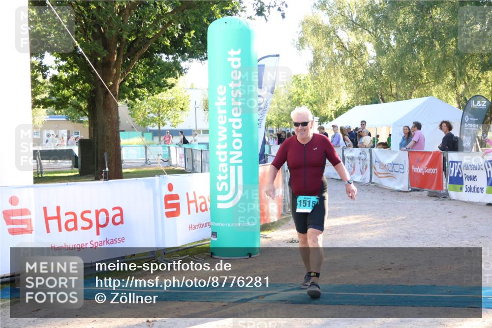 07.09.2025 - 19. Norderstedt Triathlon Zöllner http://msf.ph/oto/8776281 07.09.2025 17:07:26 Ziel 1515 meine-sportfotos.de