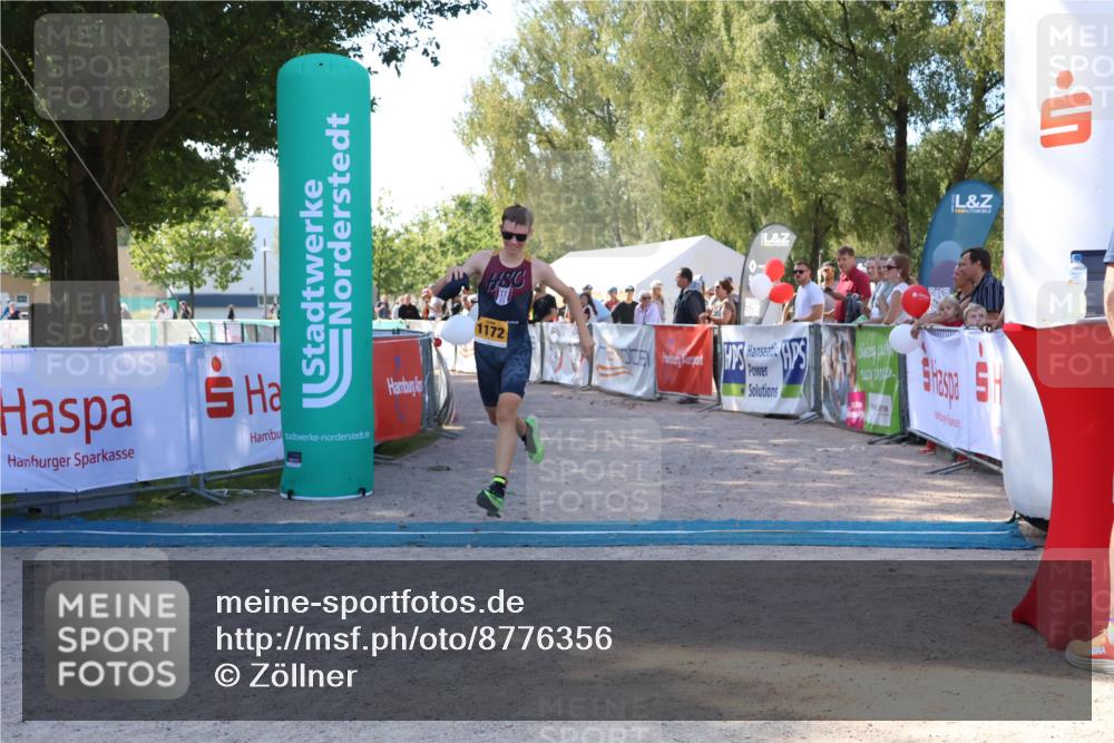07.09.2025 - 19. Norderstedt Triathlon Zöllner http://msf.ph/oto/8776356 07.09.2025 11:58:51 Ziel 1172 meine-sportfotos.de
