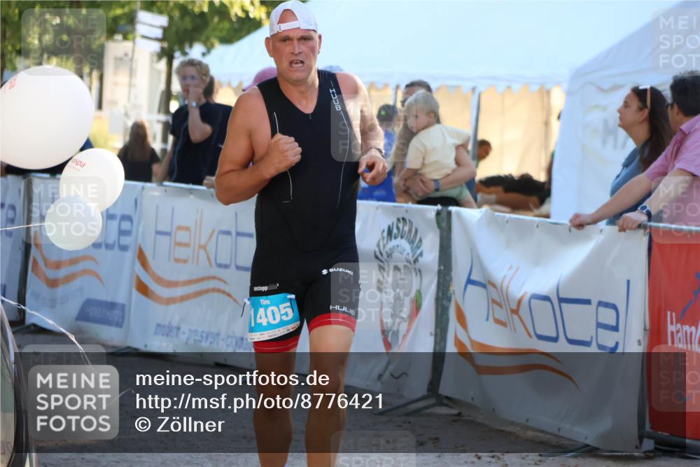 07.09.2025 - 19. Norderstedt Triathlon Zöllner http://msf.ph/oto/8776421 07.09.2025 17:08:28 Ziel 1405 meine-sportfotos.de