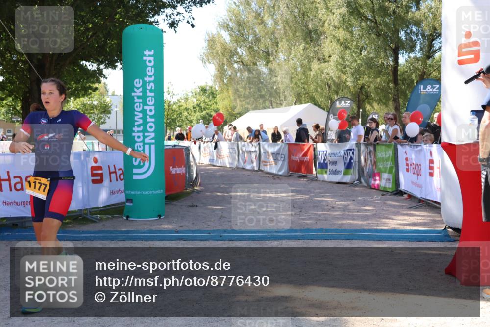 07.09.2025 - 19. Norderstedt Triathlon Zöllner http://msf.ph/oto/8776430 07.09.2025 12:00:00 Ziel 1177 meine-sportfotos.de