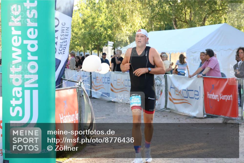 07.09.2025 - 19. Norderstedt Triathlon Zöllner http://msf.ph/oto/8776436 07.09.2025 17:08:30 Ziel 1405 meine-sportfotos.de