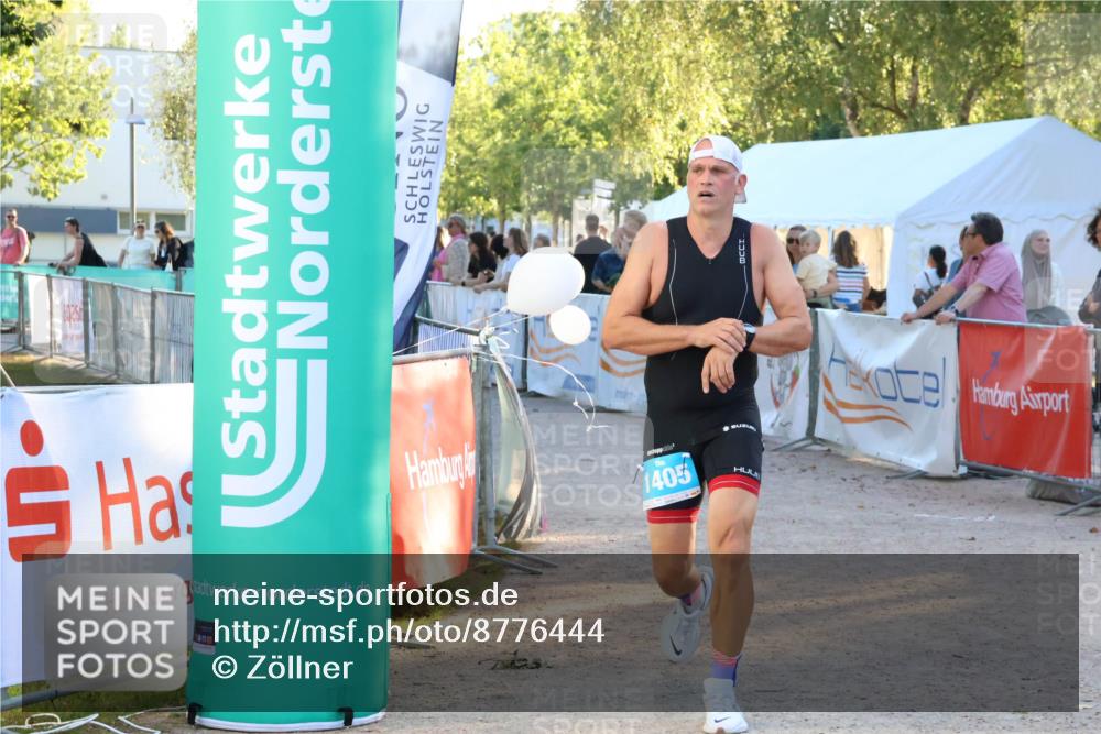 07.09.2025 - 19. Norderstedt Triathlon Zöllner http://msf.ph/oto/8776444 07.09.2025 17:08:30 Ziel 1405 meine-sportfotos.de