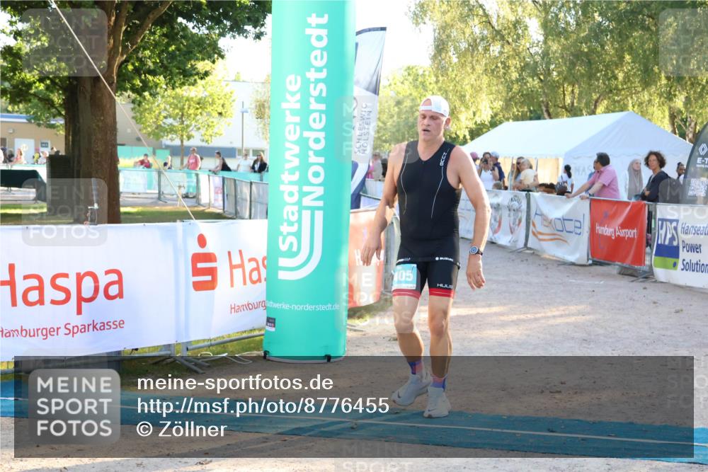 07.09.2025 - 19. Norderstedt Triathlon Zöllner http://msf.ph/oto/8776455 07.09.2025 17:08:31 Ziel 1405 meine-sportfotos.de