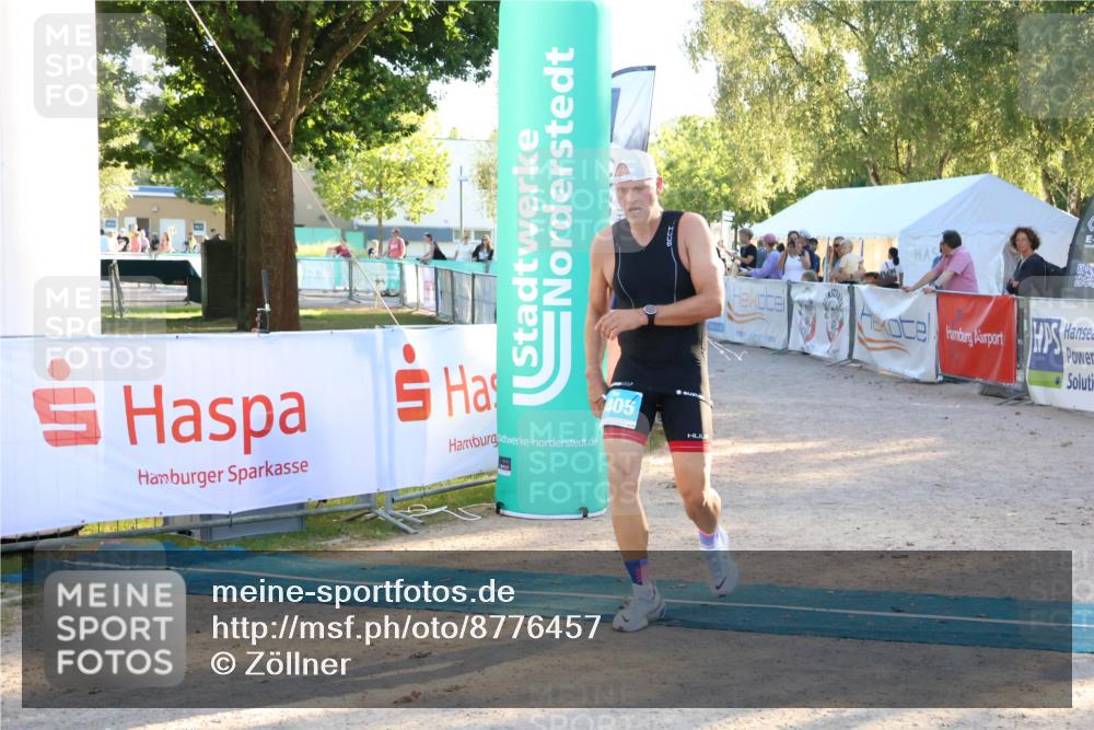 07.09.2025 - 19. Norderstedt Triathlon Zöllner http://msf.ph/oto/8776457 07.09.2025 17:08:32 Ziel 1405 meine-sportfotos.de