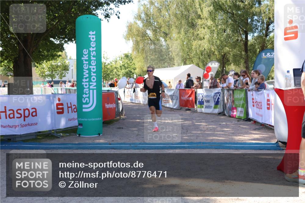 07.09.2025 - 19. Norderstedt Triathlon Zöllner http://msf.ph/oto/8776471 07.09.2025 12:00:50 Ziel 749, 1184 meine-sportfotos.de