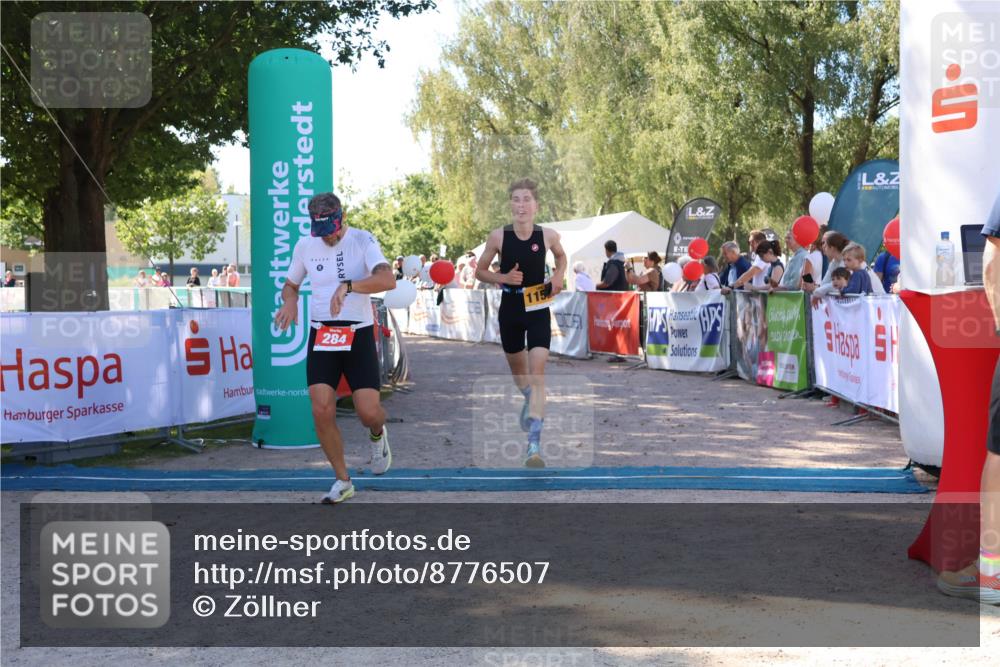 07.09.2025 - 19. Norderstedt Triathlon Zöllner http://msf.ph/oto/8776507 07.09.2025 12:01:20 Ziel 284, 1152 meine-sportfotos.de