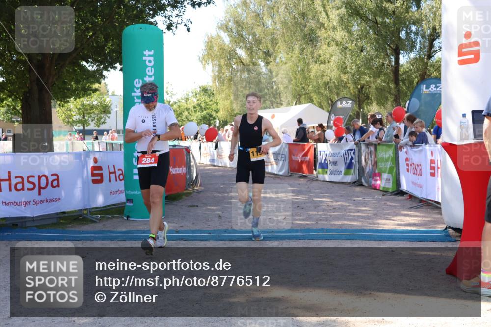 07.09.2025 - 19. Norderstedt Triathlon Zöllner http://msf.ph/oto/8776512 07.09.2025 12:01:20 Ziel 284, 1152 meine-sportfotos.de