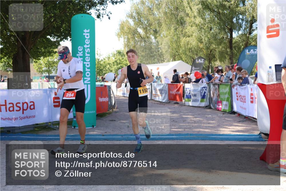 07.09.2025 - 19. Norderstedt Triathlon Zöllner http://msf.ph/oto/8776514 07.09.2025 12:01:20 Ziel 284, 1152 meine-sportfotos.de