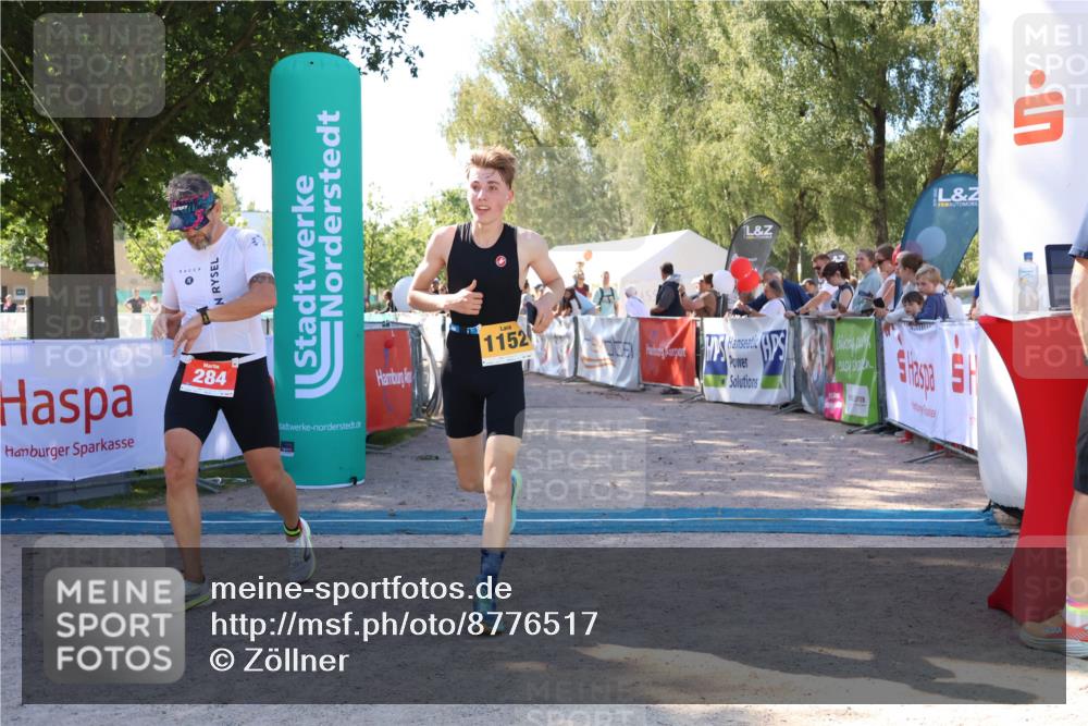 07.09.2025 - 19. Norderstedt Triathlon Zöllner http://msf.ph/oto/8776517 07.09.2025 12:01:21 Ziel 284, 1152 meine-sportfotos.de