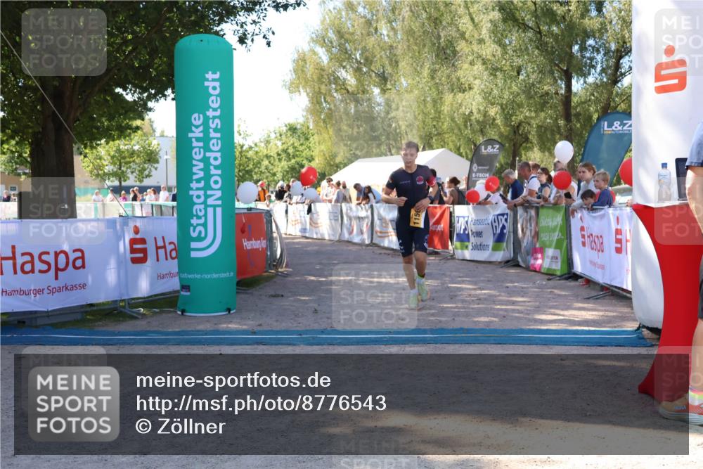 07.09.2025 - 19. Norderstedt Triathlon Zöllner http://msf.ph/oto/8776543 07.09.2025 12:01:32 Ziel 1156 meine-sportfotos.de