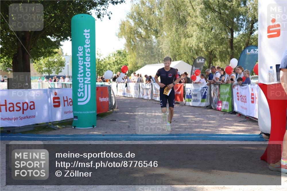 07.09.2025 - 19. Norderstedt Triathlon Zöllner http://msf.ph/oto/8776546 07.09.2025 12:01:32 Ziel 1156 meine-sportfotos.de