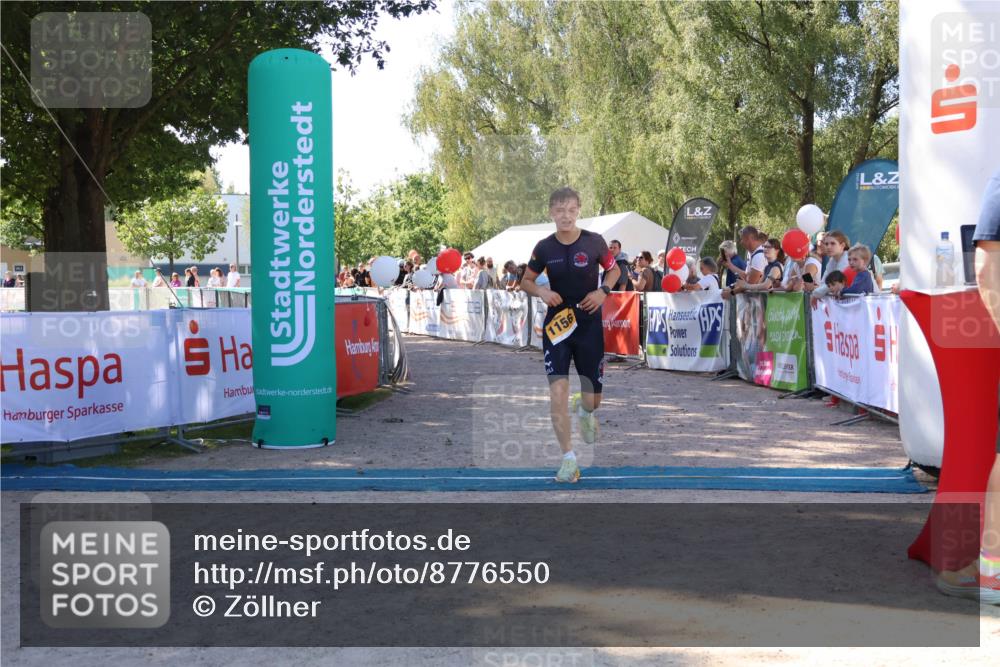 07.09.2025 - 19. Norderstedt Triathlon Zöllner http://msf.ph/oto/8776550 07.09.2025 12:01:32 Ziel 1156 meine-sportfotos.de