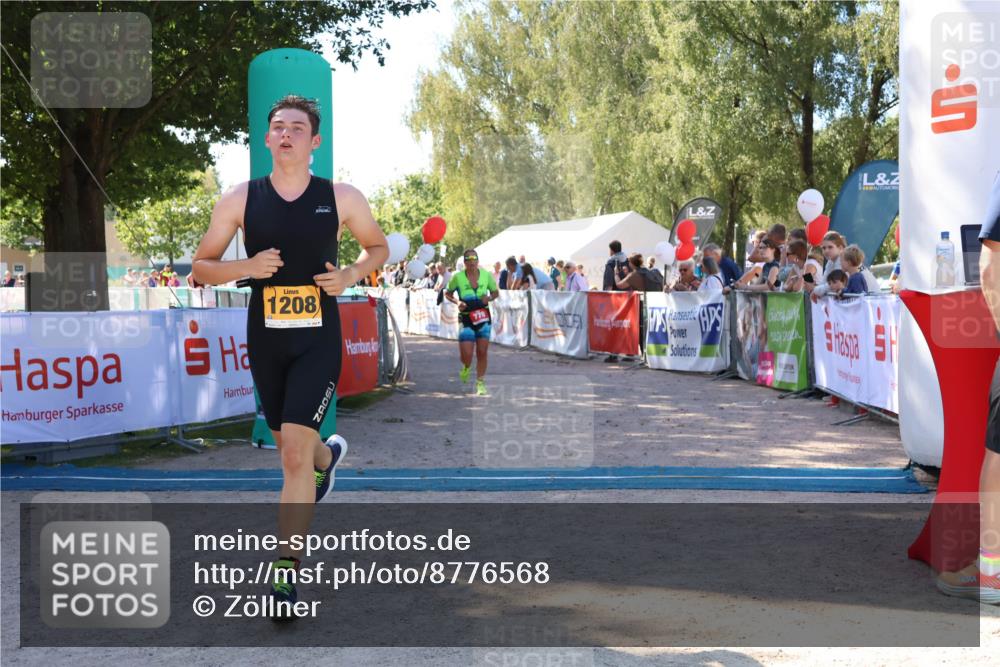 07.09.2025 - 19. Norderstedt Triathlon Zöllner http://msf.ph/oto/8776568 07.09.2025 12:01:52 Ziel 770, 1208 meine-sportfotos.de