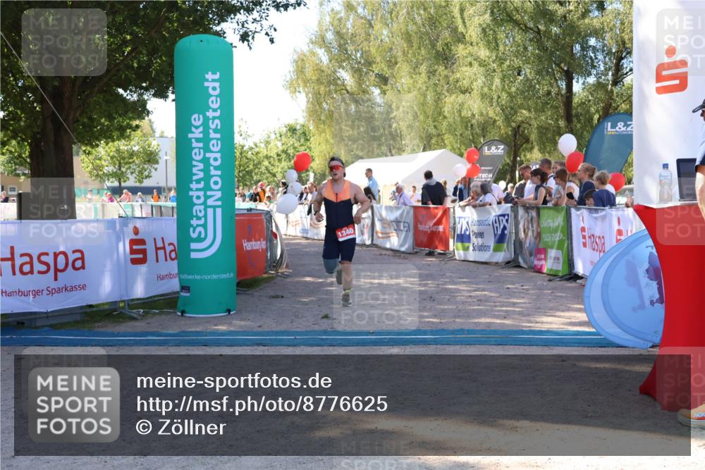 07.09.2025 - 19. Norderstedt Triathlon Zöllner http://msf.ph/oto/8776625 07.09.2025 12:02:55 Ziel 1340 meine-sportfotos.de