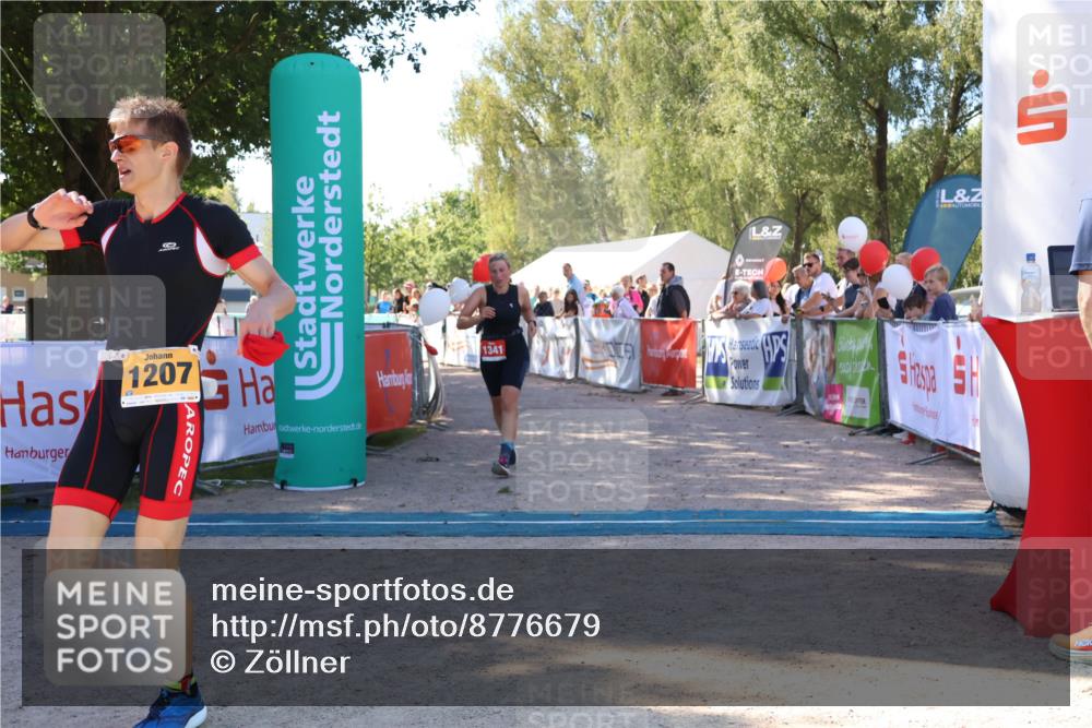 07.09.2025 - 19. Norderstedt Triathlon Zöllner http://msf.ph/oto/8776679 07.09.2025 12:03:08 Ziel 1194, 1207, 1341 meine-sportfotos.de