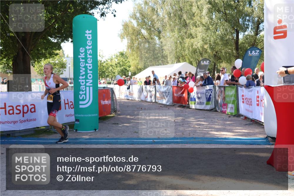 07.09.2025 - 19. Norderstedt Triathlon Zöllner http://msf.ph/oto/8776793 07.09.2025 12:04:09 Ziel 1170 meine-sportfotos.de