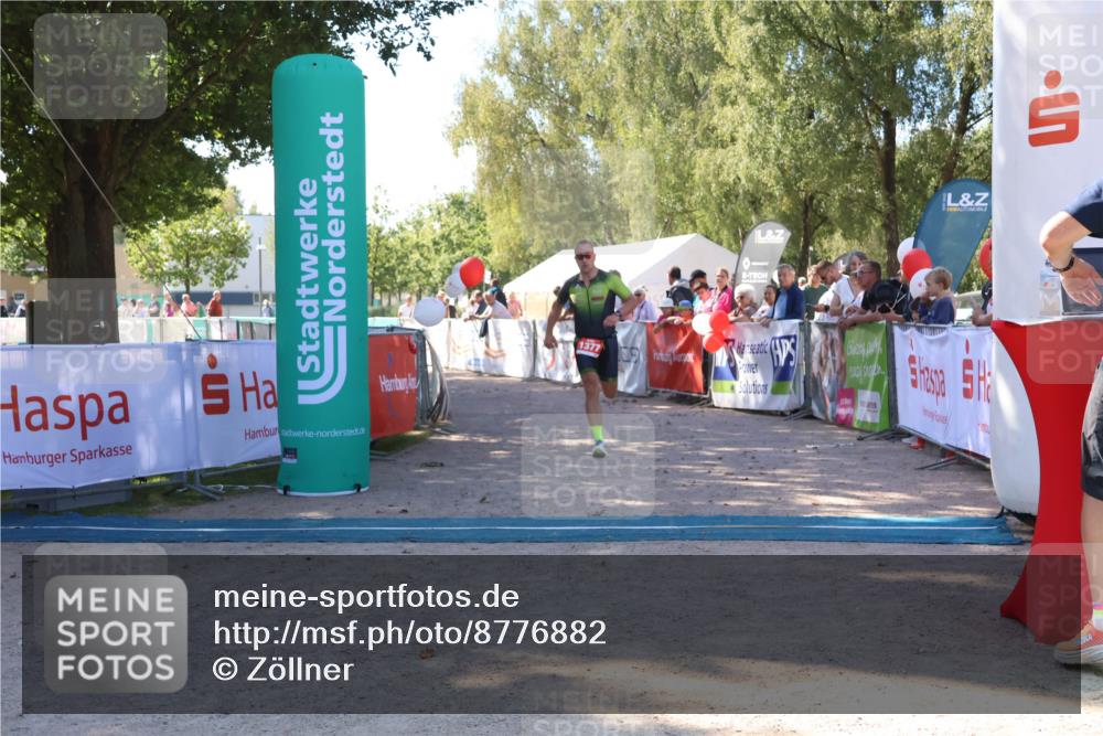 07.09.2025 - 19. Norderstedt Triathlon Zöllner http://msf.ph/oto/8776882 07.09.2025 12:06:08 Ziel 1377 meine-sportfotos.de