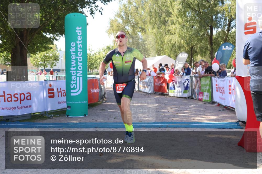 07.09.2025 - 19. Norderstedt Triathlon Zöllner http://msf.ph/oto/8776894 07.09.2025 12:06:09 Ziel 1377 meine-sportfotos.de