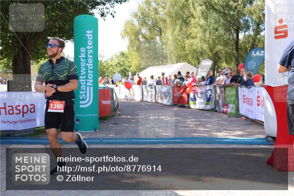 07.09.2025 - 19. Norderstedt Triathlon Zöllner http://msf.ph/oto/8776914 07.09.2025 12:07:09 Ziel 1395 meine-sportfotos.de