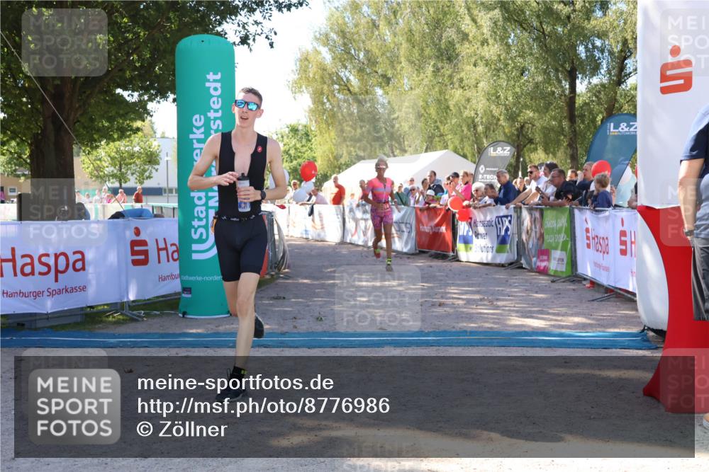 07.09.2025 - 19. Norderstedt Triathlon Zöllner http://msf.ph/oto/8776986 07.09.2025 12:07:48 Ziel 1200, 1314 meine-sportfotos.de