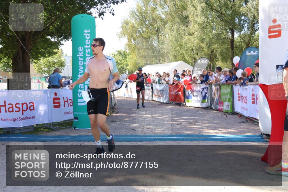 07.09.2025 - 19. Norderstedt Triathlon Zöllner http://msf.ph/oto/8777155 07.09.2025 12:09:16 Ziel 185, 806 meine-sportfotos.de