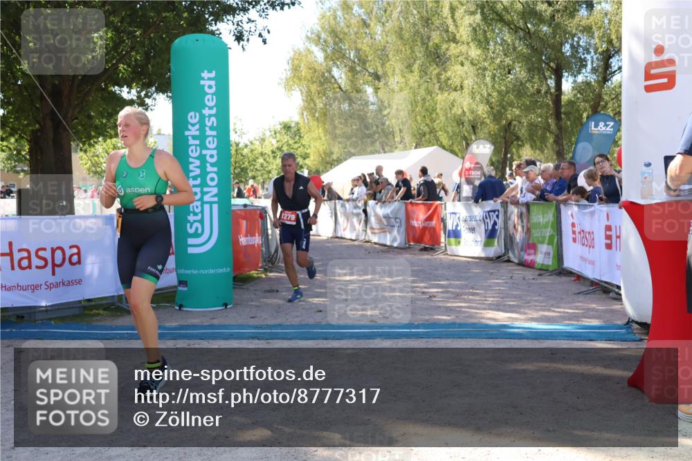 07.09.2025 - 19. Norderstedt Triathlon Zöllner http://msf.ph/oto/8777317 07.09.2025 12:10:43 Ziel 1164, 1279 meine-sportfotos.de