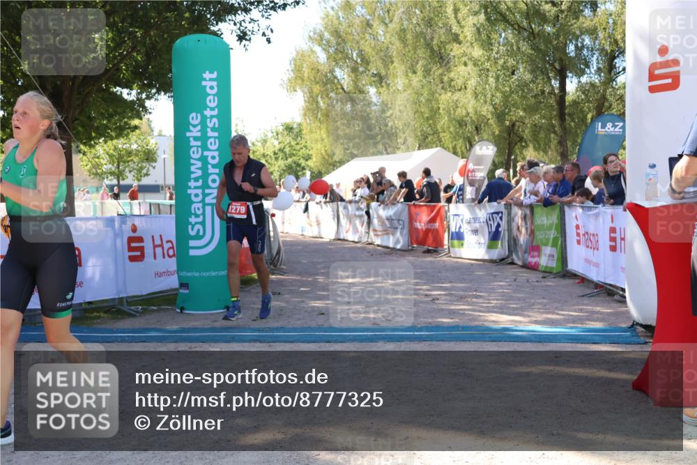 07.09.2025 - 19. Norderstedt Triathlon Zöllner http://msf.ph/oto/8777325 07.09.2025 12:10:43 Ziel 1164, 1279 meine-sportfotos.de
