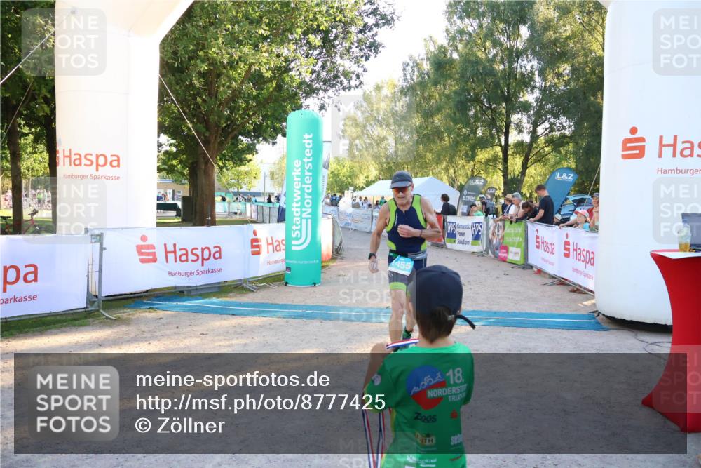 07.09.2025 - 19. Norderstedt Triathlon Zöllner http://msf.ph/oto/8777425 07.09.2025 17:14:47 Ziel 1455 meine-sportfotos.de