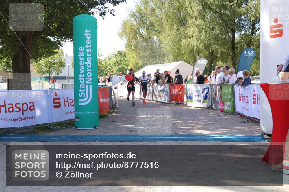 07.09.2025 - 19. Norderstedt Triathlon Zöllner http://msf.ph/oto/8777516 07.09.2025 12:14:46 Ziel 154, 819 meine-sportfotos.de