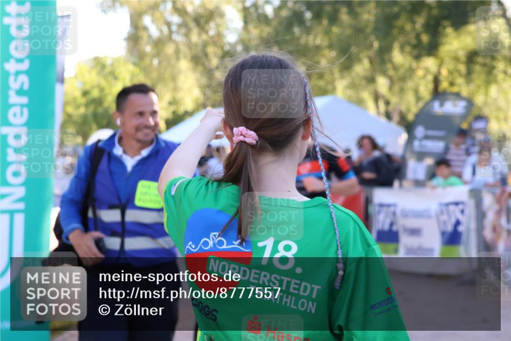 07.09.2025 - 19. Norderstedt Triathlon Zöllner http://msf.ph/oto/8777557 07.09.2025 17:15:24 Ziel 1417 meine-sportfotos.de