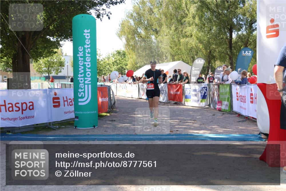 07.09.2025 - 19. Norderstedt Triathlon Zöllner http://msf.ph/oto/8777561 07.09.2025 12:15:47 Ziel 1301 meine-sportfotos.de