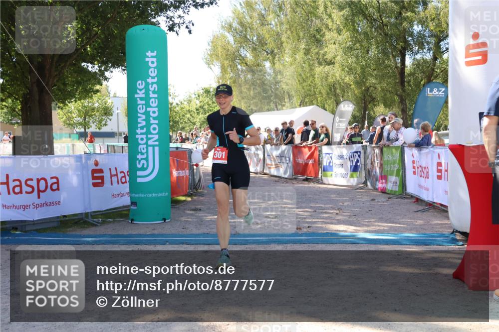 07.09.2025 - 19. Norderstedt Triathlon Zöllner http://msf.ph/oto/8777577 07.09.2025 12:15:48 Ziel 1301 meine-sportfotos.de