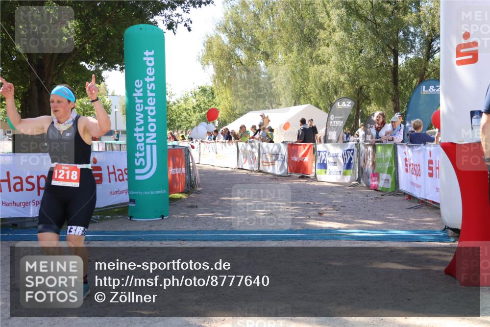 07.09.2025 - 19. Norderstedt Triathlon Zöllner http://msf.ph/oto/8777640 07.09.2025 12:17:40 Ziel 1218 meine-sportfotos.de