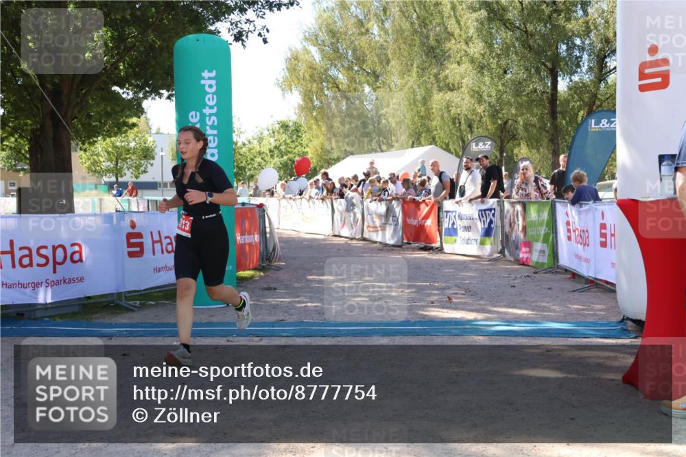07.09.2025 - 19. Norderstedt Triathlon Zöllner http://msf.ph/oto/8777754 07.09.2025 12:19:00 Ziel 1313 meine-sportfotos.de