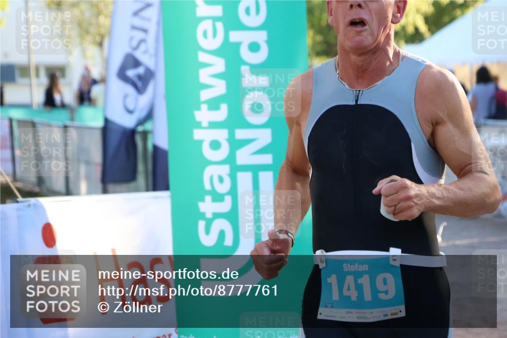 07.09.2025 - 19. Norderstedt Triathlon Zöllner http://msf.ph/oto/8777761 07.09.2025 17:16:37 Ziel 1419 meine-sportfotos.de