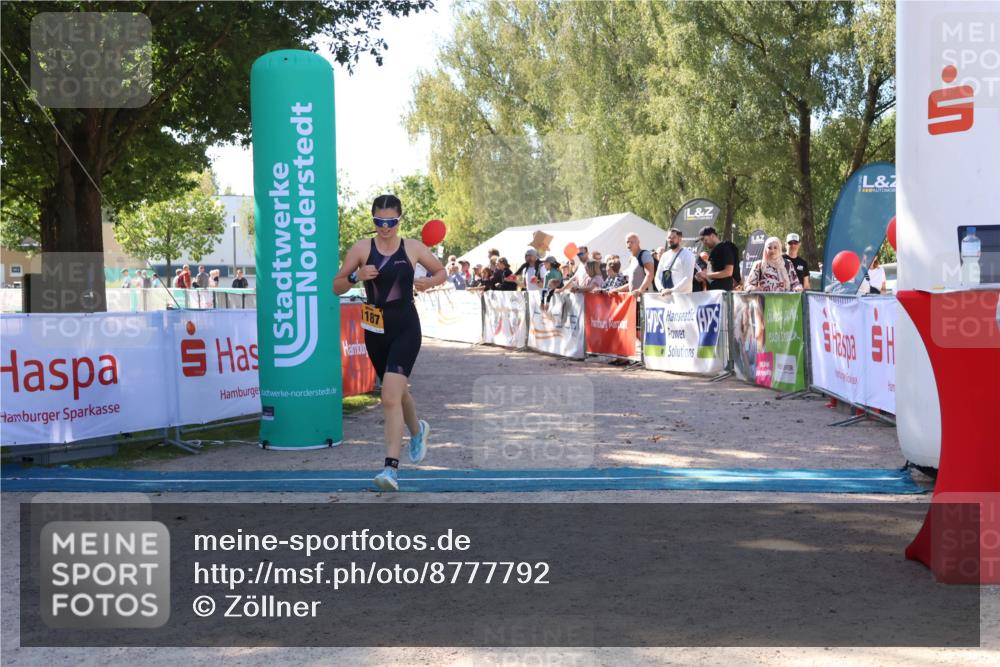 07.09.2025 - 19. Norderstedt Triathlon Zöllner http://msf.ph/oto/8777792 07.09.2025 12:19:39 Ziel 1187 meine-sportfotos.de