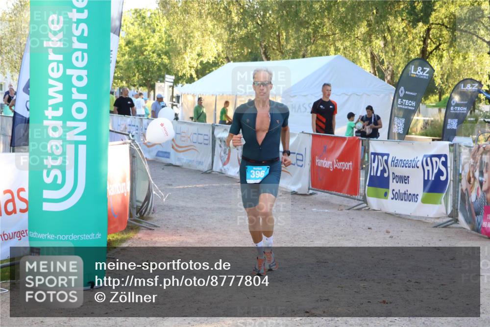 07.09.2025 - 19. Norderstedt Triathlon Zöllner http://msf.ph/oto/8777804 07.09.2025 17:16:48 Ziel 396 meine-sportfotos.de